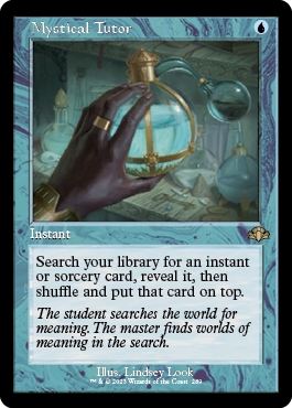 Mystical Tutor Dominaria Remastered Retro Frame